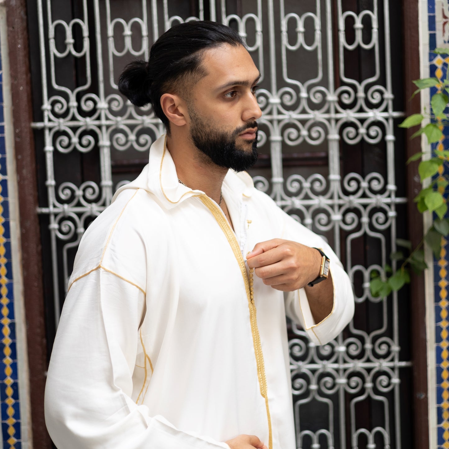 Royal White Moroccan Djellaba