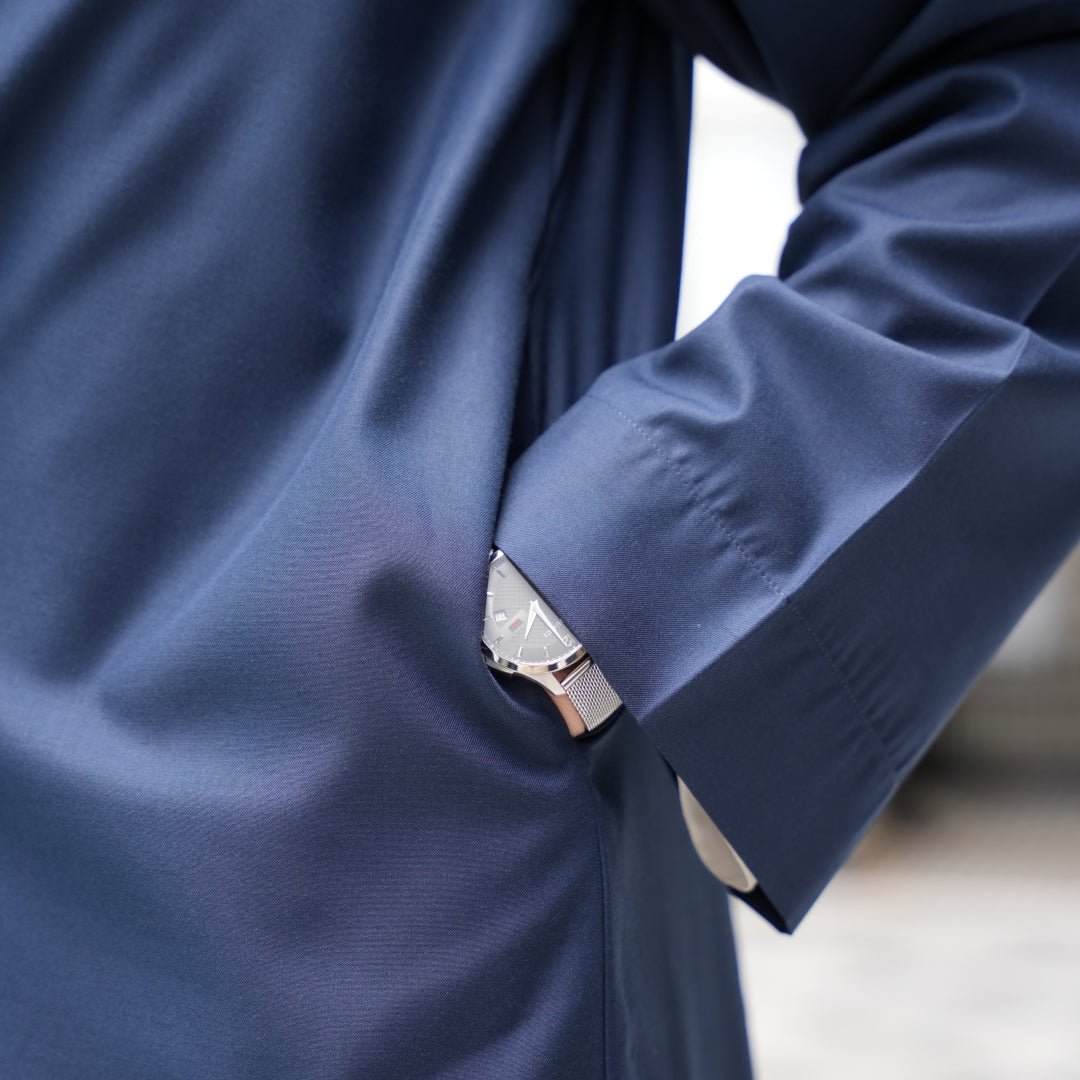 Navy Turkish Prayer Jacket