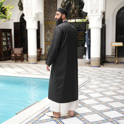 Black Turkish Prayer Jacket