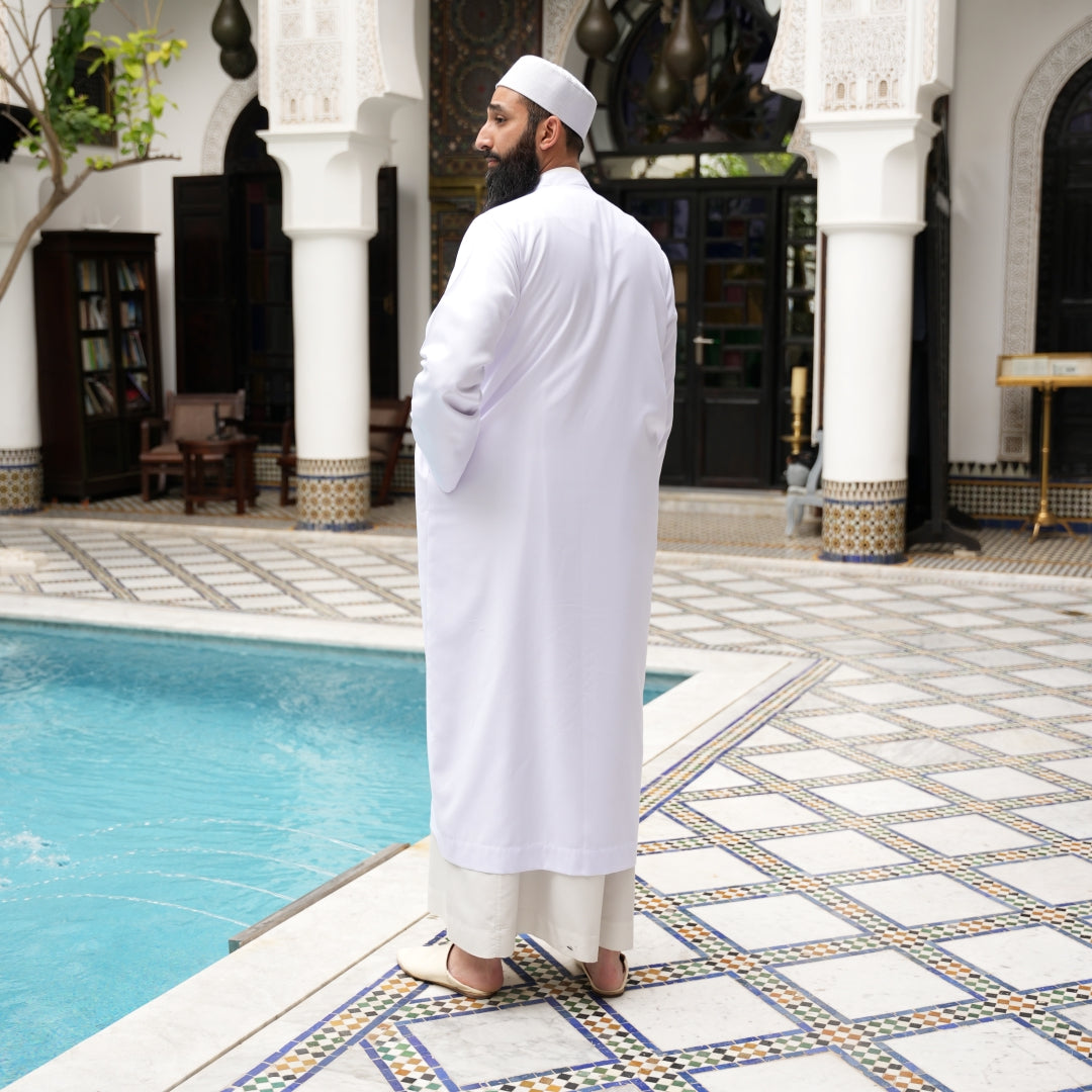 Jacker Turkish White Turkish Prayer Jacket – Ar Rihla