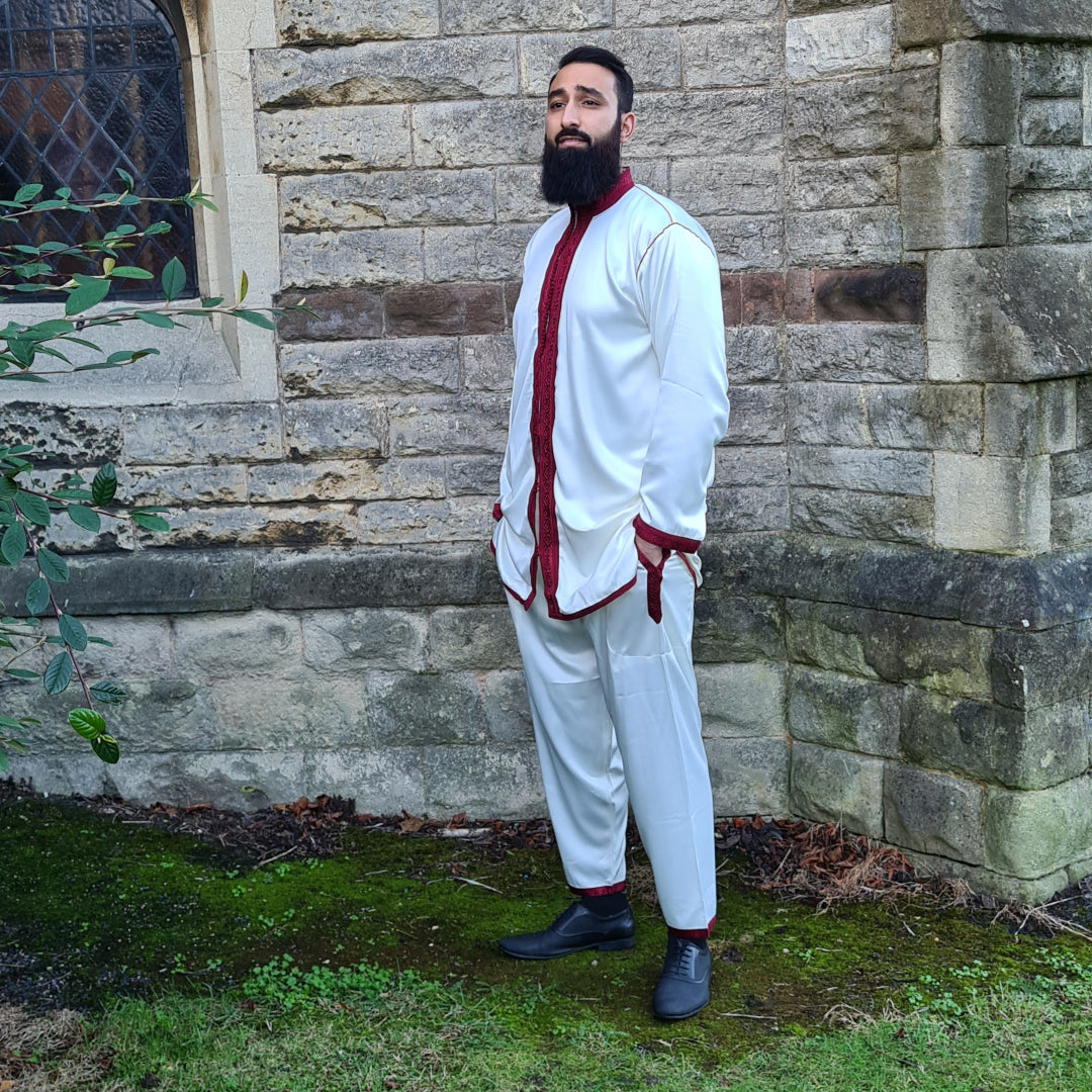 Maroon Jabador Set