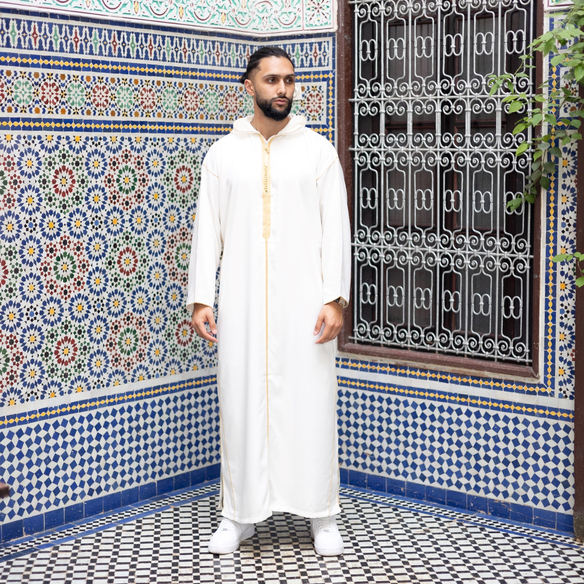Royal White Moroccan Djellaba – Ar Rihla Clothing
